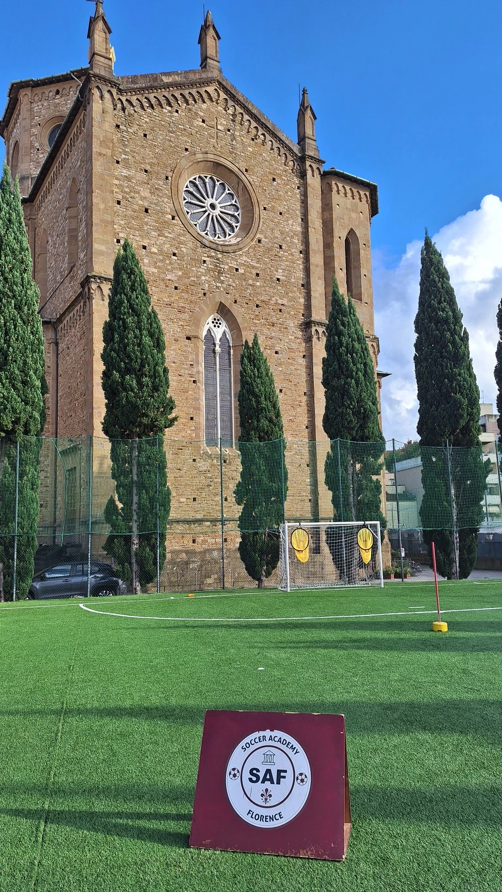 Soccer Academy Florence allenamenti Sales chiesa